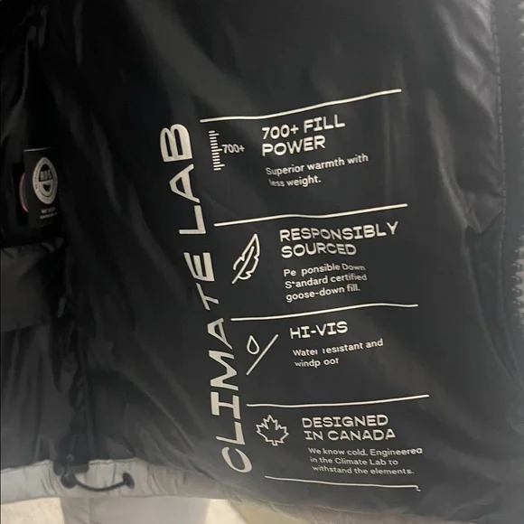 Aritzia Gray Reflective Super Puff Jacket - Picture 9 of 13